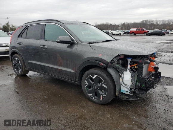 2024 Kia Niro Wind with VIN KNDCR3L18R5128396, listed as a Copart auction lot 46113855 with 4,999 mi miles and Salvage Title. Bid and sale history available at DreamBid. Image 4.