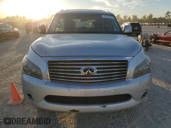 2011 Infiniti QX56 7-passenger with VIN JN8AZ2NF0B9504120, listed as a Copart auction lot 65983434 with 200,645 mi miles and Clean Title. Bid and sale history available at carsss.com. Image 5.