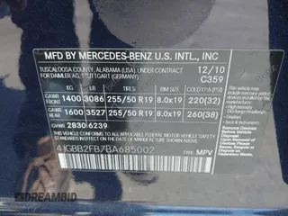 2011 Mercedes-Benz M 350 z VIN 4JGBB2FB7BA685002, wystawiony jako IAAI lot #42217629 z przebiegiem 129 207 mil mil oraz . Historia ofert i sprzedaży dostępna na DreamBid. Obrazek 9.