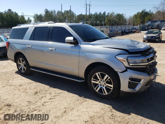 2022 Ford Expedition Max Limited with VIN 1FMJK2ATXNEA42300, listed as a Copart auction lot 46443075 with 68,628 mi miles and Salvage title. Bid and sale history available at DreamBid. Image 4.