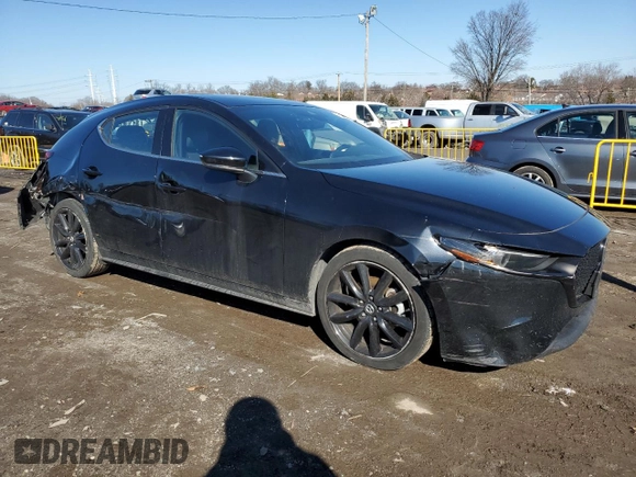 2019 Mazda Mazda3 Hatchback w/Premium Pkg with VIN JM1BPBNM1K1142494, listed as a Copart auction lot 45122415 with 42,607 mi miles and Salvage Title. Bid and sale history available at carsss.com. Image 4.