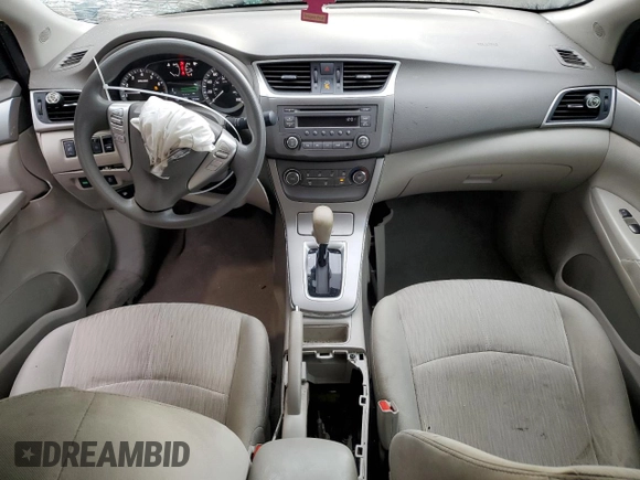 2014 Nissan Sentra SV with VIN 3N1AB7AP1EY254819, listed as a Copart auction lot 51493125 with 73,558 mi miles and Salvage Title. Bid and sale history available at DreamBid. Image 8.