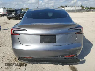2025 Tesla Model 3 Long Range with VIN 5YJ3E1EA9SF918209, listed as a Copart auction lot 41908235 with Not provided miles and Salvage title. Bid and sale history available at DreamBid. Image 6.