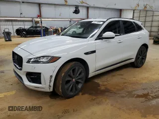 2018 Jaguar F-Pace 30t R-Sport with VIN SADCL2GX0JA293403, listed as a Copart auction lot 45174095 with 104,275 mi miles and Clean title. Bid and sale history available at DreamBid. Image 1.