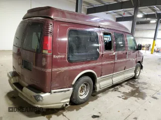 2002 Chevrolet Express with VIN 1GBFG15R921215686, listed as a Copart auction lot 75614424 with Not Provided miles and Salvage Title. Bid and sale history available at carsss.com. Image 3.