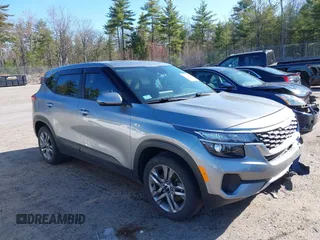 2023 Kia Seltos LX with VIN KNDEPCAA2P7432665, listed as a IAAI auction lot 42116711 with 46,283 mi miles and . Bid and sale history available at DreamBid. Image 1.