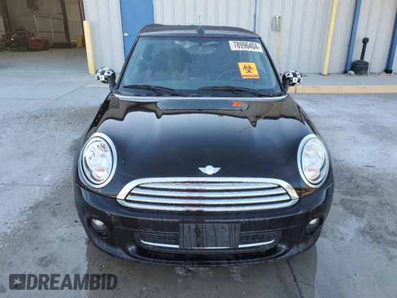 2011 MINI Convertible с VIN WMWZN3C55BTZ89445, выставлен на аукционе Copart как лот 78996404 с пробегом 71 821 миль миль и Списание • Salvage title. История ставок и продаж доступна на DreamBid. Изображение 5.