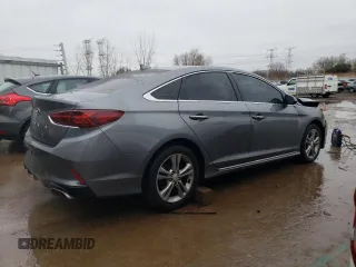 2018 Hyundai Sonata SEL with VIN 5NPE34AFXJH686267, listed as a Copart auction lot 42862395 with 86,241 mi miles and Salvage Title. Bid and sale history available at carsss.com. Image 3.