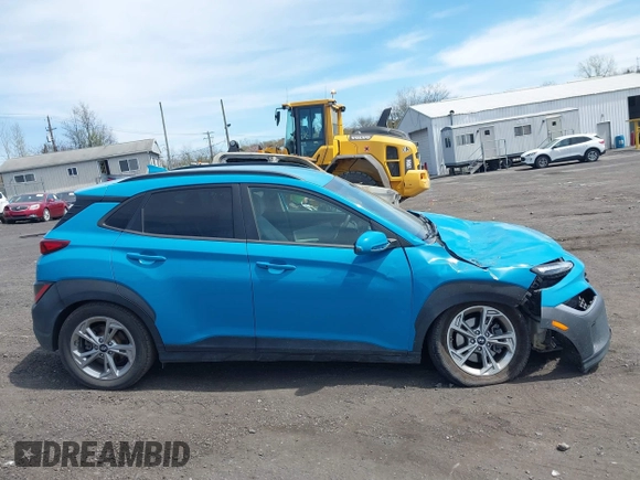 2023 Hyundai Kona SEL with VIN KM8K6CAB6PU977828, listed as a IAAI auction lot 42094972 with 61,283 mi miles and . Bid and sale history available at DreamBid. Image 13.