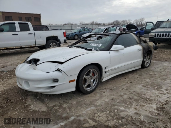 2001 Pontiac Firebird Formula with VIN 2G2FV22GX12144855, listed as a Copart auction lot 41862535 with Not provided miles and Non repairable. Bid and sale history available at DreamBid. Image 1.