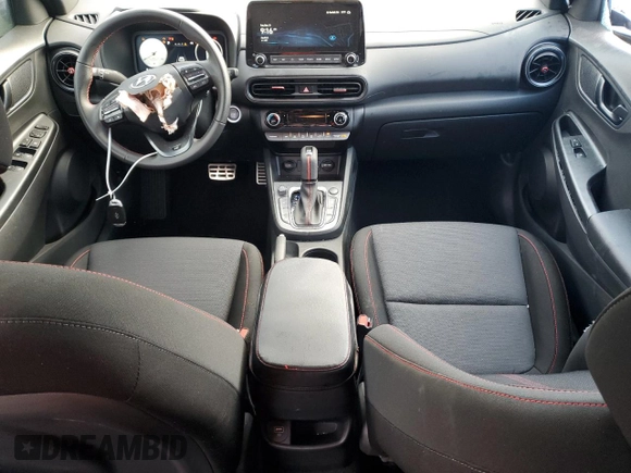 2023 Hyundai Kona N Line with VIN KM8K33A36PU995960, listed as a Copart auction lot 85613134 with 13,993 mi miles and Salvage Title. Bid and sale history available at carsss.com. Image 8.