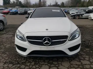 2018 Mercedes-Benz C 43 AMG with VIN 55SWF6EB9JU234998, listed as a Copart auction lot 87233064 with 75,432 mi miles and Salvage Title. Bid and sale history available at carsss.com. Image 5.