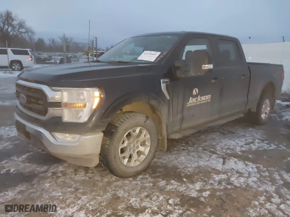 2021 Ford F-150 XL with VIN 1FTFW1E82MKE69632, listed as a IAAI auction lot 41378565 with 51,790 mi miles. Bid and sale history available at carsss.com. Image 18.