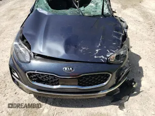2021 Kia Sportage EX with VIN KNDPNCAC0M7847575, listed as a Copart auction lot 57667035 with Not provided miles and Salvage title. Bid and sale history available at DreamBid. Image 12.