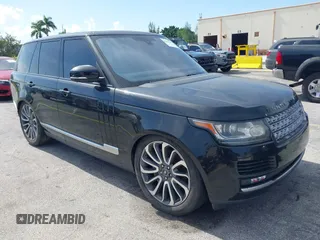 2016 Land Rover Range Rover Supercharged with VIN SALGS2EF6GA301144, listed as a IAAI auction lot 42686146 with 97,141 mi miles and . Bid and sale history available at DreamBid. Image 1.
