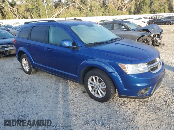 2015 Dodge Journey SXT with VIN 3C4PDCBB5FT518314, listed as a Copart auction lot 83685374 with 34,165 mi miles and Salvage Title. Bid and sale history available at DreamBid. Image 4.