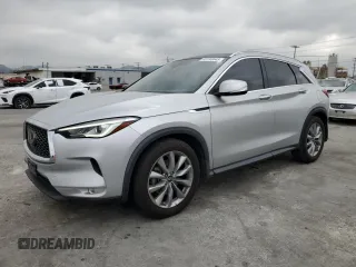2021 Infiniti QX50 Luxe z VIN 3PCAJ5BA8MF117966, wystawiony jako Copart lot #48193645 z przebiegiem 116 639 mil mil oraz Szkoda całkowita • Salvage title. Historia ofert i sprzedaży dostępna na DreamBid. Obrazek 1.