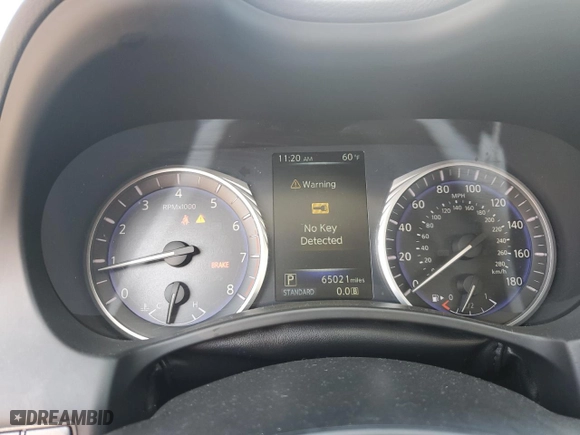 2017 Infiniti Q50 2.0t with VIN JN1CV7AP5HM642157, listed as a Copart auction lot 82053474 with NaN miles and Salvage Title. Bid and sale history available at carsss.com. Image 9.