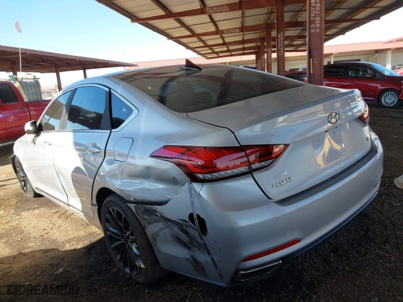 2016 Hyundai Genesis 3.8L with VIN KMHGN4JE6GU138304, listed as a IAAI auction lot 41667271 with 63,237 mi miles. Bid and sale history available at carsss.com. Image 3.