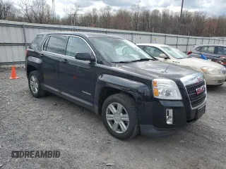 2014 GMC Terrain SLE with VIN 2GKALMEK1E6243896, listed as a Copart auction lot 51001095 with 150,381 mi miles and Salvage Title. Bid and sale history available at carsss.com. Image 4.