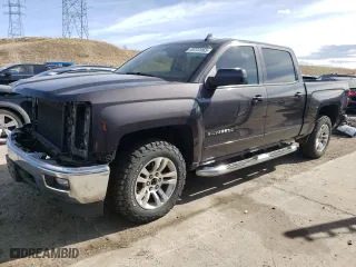 2015 Chevrolet Silverado 1500 LT with VIN 3GCUKREC2FG185384, listed as a Copart auction lot 49723965 with 165,991 mi miles and Salvage Title. Bid and sale history available at carsss.com. Image 1.