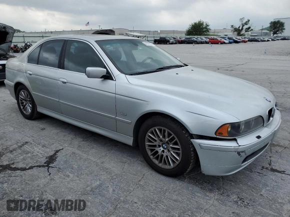 2002 BMW 5 Series 530i with VIN WBADT53482CE93352, listed as a Copart auction lot 51579024 with 149,521 mi miles and Salvage Title. Bid and sale history available at carsss.com. Image 4.
