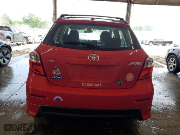 2009 Toyota Matrix S with VIN 2T1KE40E69C012797, listed as a Copart auction lot 62181605 with 174,599 mi miles and Salvage title. Bid and sale history available at DreamBid. Image 6.