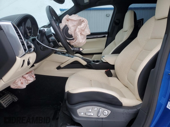 2017 Porsche Cayenne S E-Hybrid with VIN WP1AE2A2XHLA74262, listed as a Copart auction lot 41544075 with 29,837 mi miles and Salvage title. Bid and sale history available at DreamBid. Image 7.
