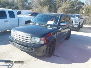 2008 Land Rover Range Rover Sport SC with VIN SALSH23408A120214, listed as a IAAI auction lot 41267054 with 185,737 mi miles. Bid and sale history available at carsss.com. Image 2.