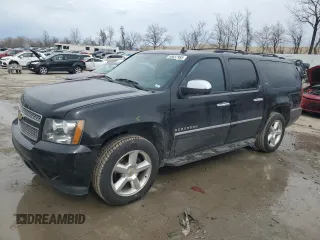 2013 Chevrolet Suburban LTZ with VIN 1GNSKKE75DR118588, listed as a Copart auction lot 46637965 with 167,472 mi miles and Salvage Title. Bid and sale history available at carsss.com. Image 1.