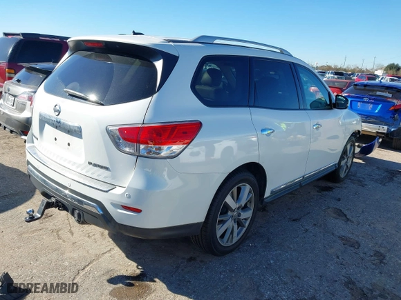 2013 Nissan Pathfinder SL with VIN 5N1AR2MN3DC652655, listed as a IAAI auction lot 41291223 with 176,037 mi miles. Bid and sale history available at carsss.com. Image 4.