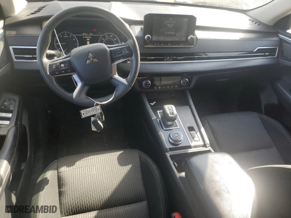 2022 Mitsubishi Outlander ES with VIN JA4J3TA82NZ063633, listed as a Copart auction lot 47738845 with 50,523 mi miles and Salvage Title. Bid and sale history available at carsss.com. Image 8.