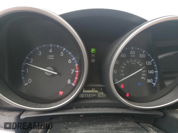 2012 Mazda 3 i Touring with VIN JM1BL1L79C1552450, listed as a Copart auction lot 56544455 with 107,737 mi miles and Salvage title. Bid and sale history available at DreamBid. Image 9.