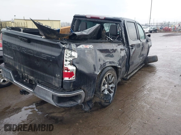 2024 Chevrolet Silverado 1500 LT with VIN 3GCPDKEK5RG283836, listed as a IAAI auction lot 41710992 with 25,541 mi miles and . Bid and sale history available at DreamBid. Image 4.