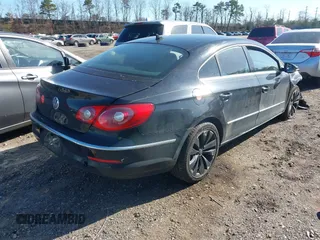 2009 Volkswagen CC Sport with VIN WVWML73C19E546071, listed as a IAAI auction lot 41977006 with Not Provided miles and . Bid and sale history available at DreamBid. Image 4.