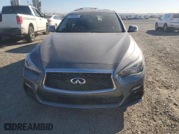 2018 Infiniti Q50 Sport with VIN JN1EV7AP8JM357774, listed as a Copart auction lot 41694395 with 91,918 mi miles and Salvage Title. Bid and sale history available at carsss.com. Image 5.