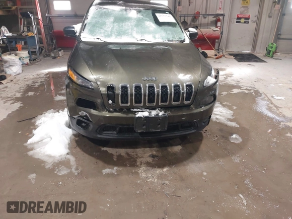 2015 Jeep Cherokee Sport with VIN 1C4PJMAB8FW738718, listed as a IAAI auction lot 41575745 with 113,227 mi miles. Bid and sale history available at carsss.com. Image 12.