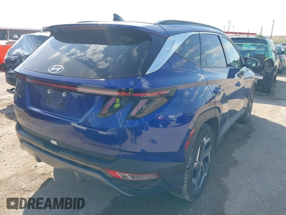 2024 Hyundai Tucson Limited z VIN 5NMJE3DE0RH345703, wystawiony jako IAAI lot #42245593 z przebiegiem 54 733 mil mil oraz . Historia ofert i sprzedaży dostępna na DreamBid. Obrazek 4.