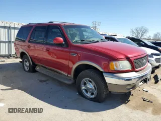 2002 Ford Expedition Eddie Bauer with VIN 1FMPU18L92LA82606, listed as a Copart auction lot 49961395 with 246,183 mi miles and Salvage title. Bid and sale history available at DreamBid. Image 4.