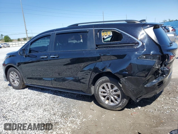 2022 Toyota Sienna XLE with VIN 5TDJRKEC4NS124379, listed as a Copart auction lot 49400375 with 222,972 mi miles and Non Repairable. Bid and sale history available at carsss.com. Image 2.
