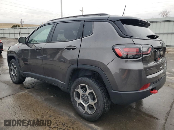 2022 Jeep Compass Trailhawk с VIN 3C4NJDDB4NT199957, выставлен на аукционе Copart как лот 48249455 с пробегом 29 657 миль миль и Списание • Salvage title. История ставок и продаж доступна на DreamBid. Изображение 2.