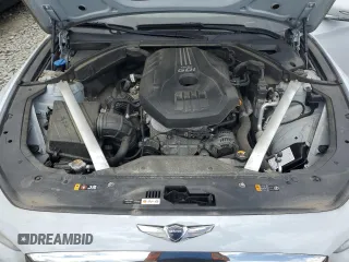 2019 Genesis G70 2.0T Advanced with VIN KMTG44LA5KU017338, listed as a Copart auction lot 68051814 with 58,375 mi miles and Salvage Title. Bid and sale history available at carsss.com. Image 11.