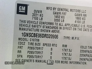 2013 Chevrolet Tahoe LT with VIN 1GNSCBE06DR320906, listed as a IAAI auction lot 42505492 with 161,162 mi miles and . Bid and sale history available at DreamBid. Image 9.