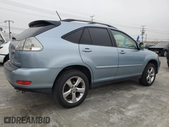 2007 Lexus RX 350 with VIN JTJHK31U872021187, listed as a Copart auction lot 60369145 with 126,093 mi miles and Salvage title. Bid and sale history available at DreamBid. Image 3.