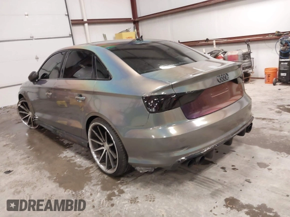 2016 Audi S3 Premium Plus with VIN WAUB1GFF8G1085388, listed as a IAAI auction lot 41295697 with 59,021 mi miles. Bid and sale history available at carsss.com. Image 3.