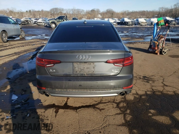 2018 Audi A4 Premium with VIN WAUDNAF43JA161339, listed as a Copart auction lot 45996685 with 92,313 mi miles and Salvage Title. Bid and sale history available at carsss.com. Image 6.