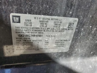 2017 GMC Yukon SLE with VIN 1GKS1AKC7HR187851, listed as a Copart auction lot 75713044 with 112,865 mi miles and Salvage Title. Bid and sale history available at carsss.com. Image 13.