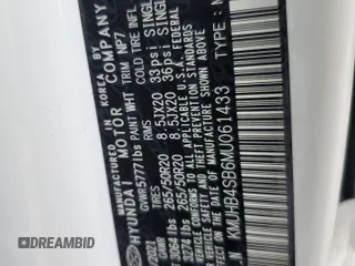 2021 Genesis GV80 z VIN KMUHB4SB6MU061433, wystawiony jako Copart lot #54241015 z przebiegiem 32 133 mil mil oraz Szkoda całkowita • Salvage title. Historia ofert i sprzedaży dostępna na DreamBid. Obrazek 13.