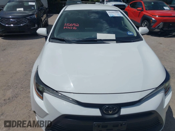2024 Toyota Corolla LE with VIN 5YFB4MDE9RP167499, listed as a IAAI auction lot 42585208 with 22,842 mi miles and . Bid and sale history available at DreamBid. Image 12.