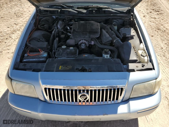 2006 Mercury Grand Marquis GS with VIN 2MEFM74V86X615465, listed as a Copart auction lot 69851504 with 0 mi miles and Salvage Title. Bid and sale history available at carsss.com. Image 11.